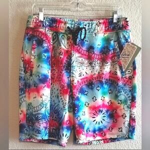 Fresh Prints Of Bel- Air NWT Drawstring Fleece Classic Streetwear Short Mens L